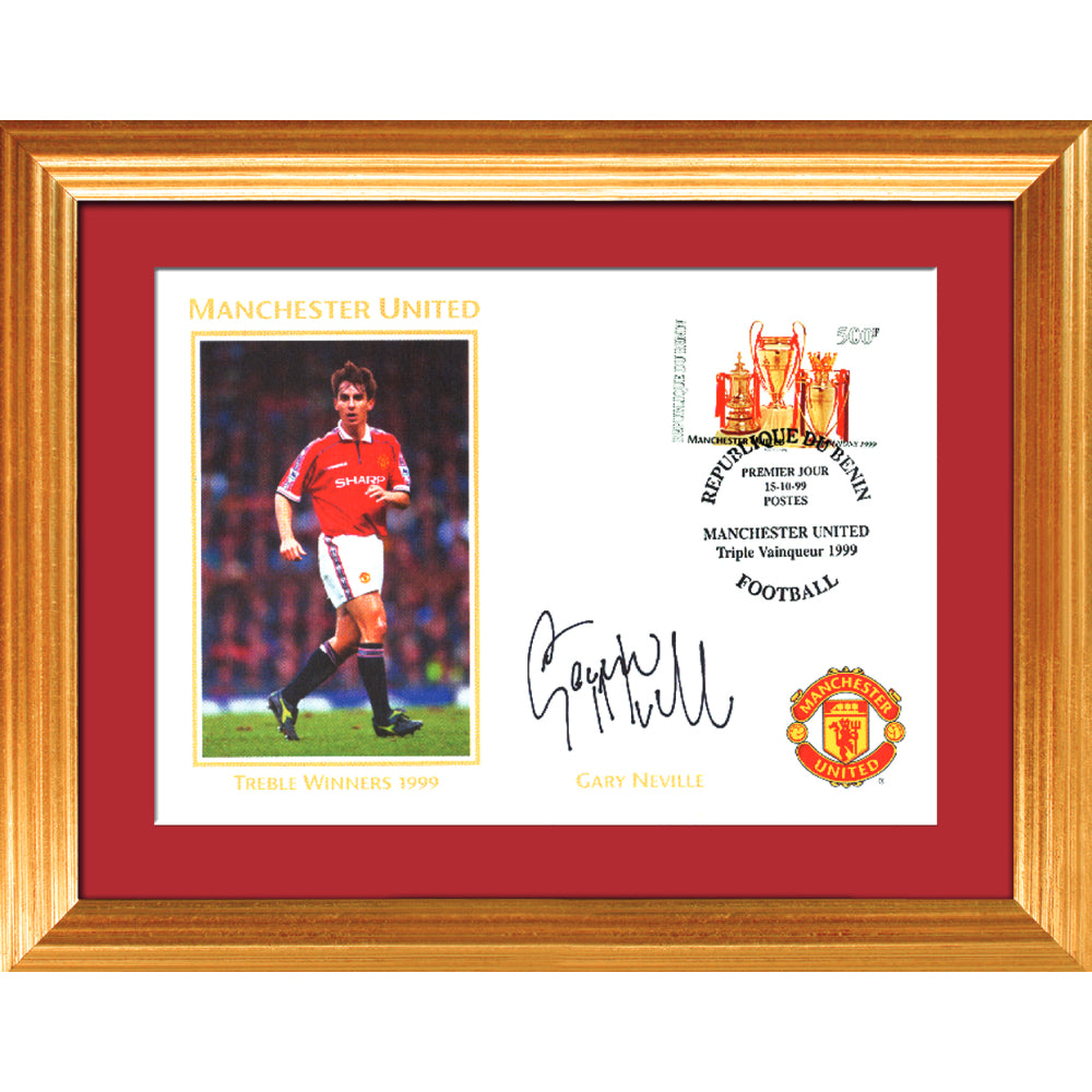 Manchester United FC Gary Neville Cover - Framed