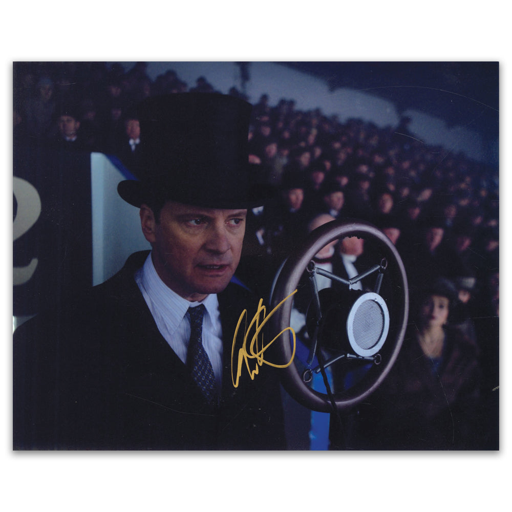 Colin firth signed outlets autographed the king's speech king george vi photo