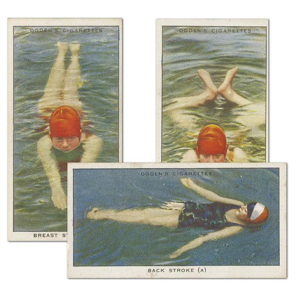 Swimming, Diving and Lifesaving (50) Ogdens 1931