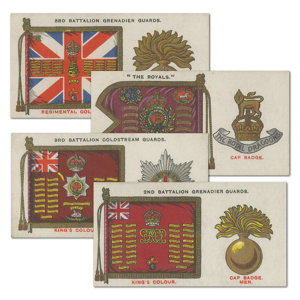 Regimental Standards and Cap Badges (50) Players 1930