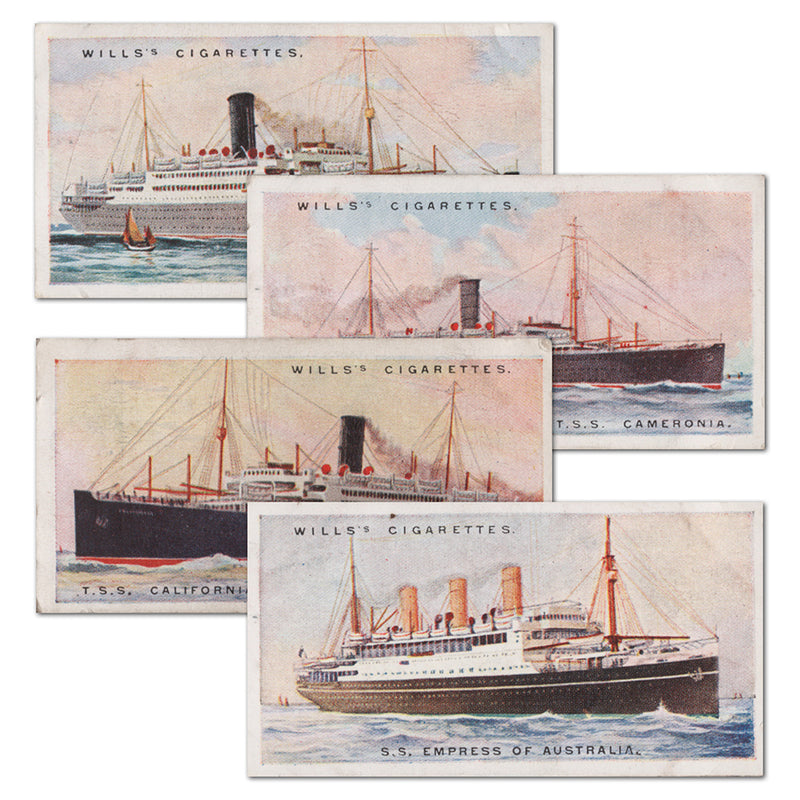 Merchant Ships of the World (50) Wills 1924_4WIL19242