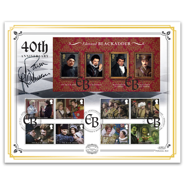 2023 Blackadder Benham 100s Cover Signed Rowan Atkinson CBE