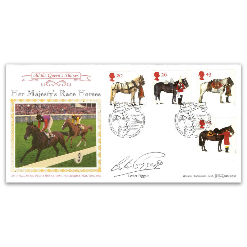 1997 All the Queen's Horses. Signed by Lester Piggott