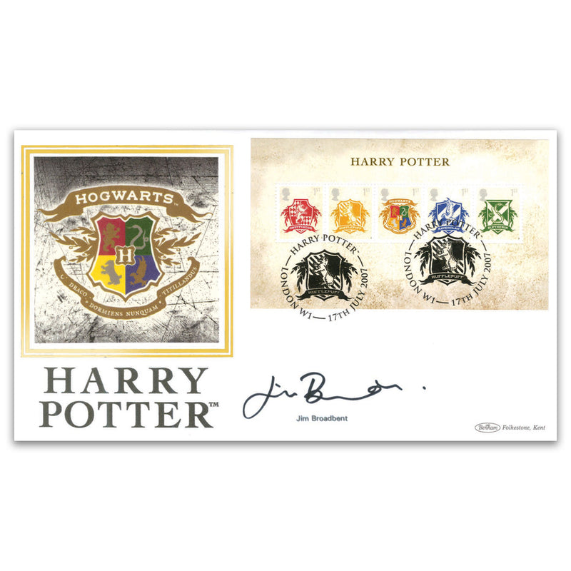 2007 Harry Potter M/S Signed by Jim Broadbent_BLCS367S1