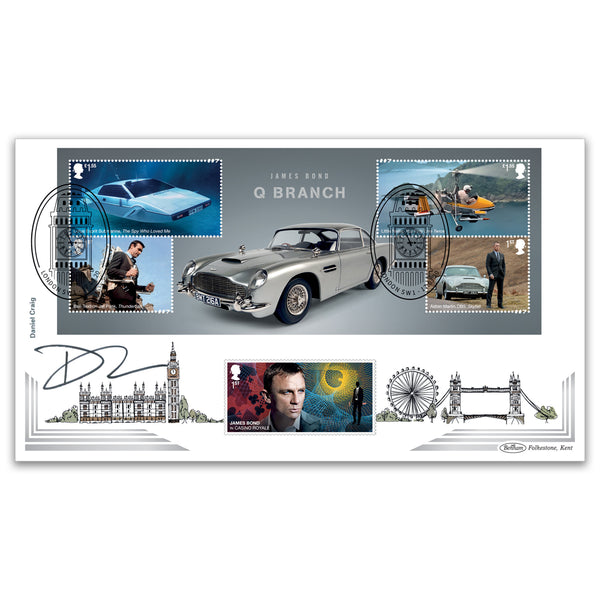 2020 James Bond M/S BLCS 5000 Signed Daniel Craig_BLCS813S