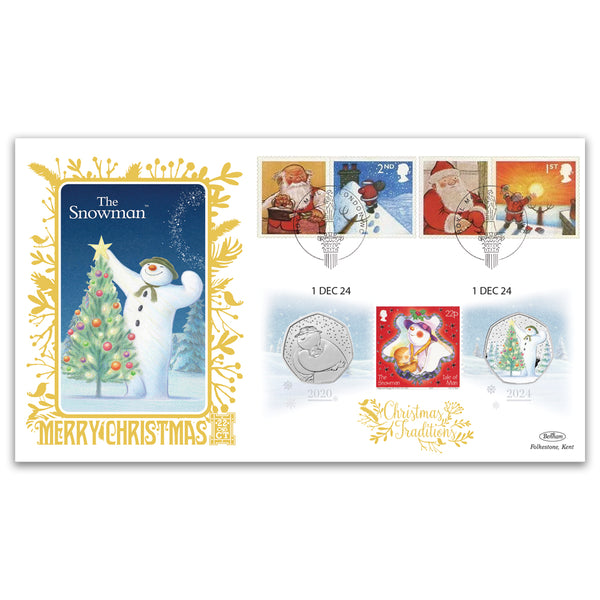 2024 Christmas Colourised Special Coin Cover