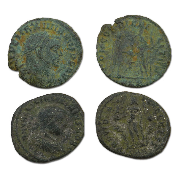 Roman Bronze Coins x2