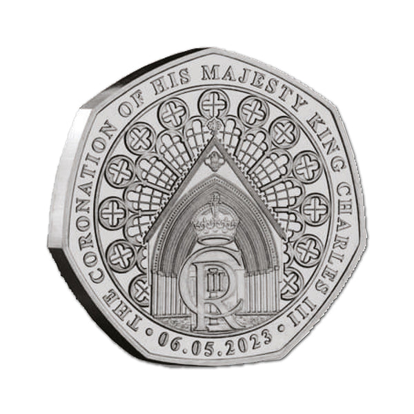 2023 Gibraltar Westminster Door 50p Coin_CBN1211