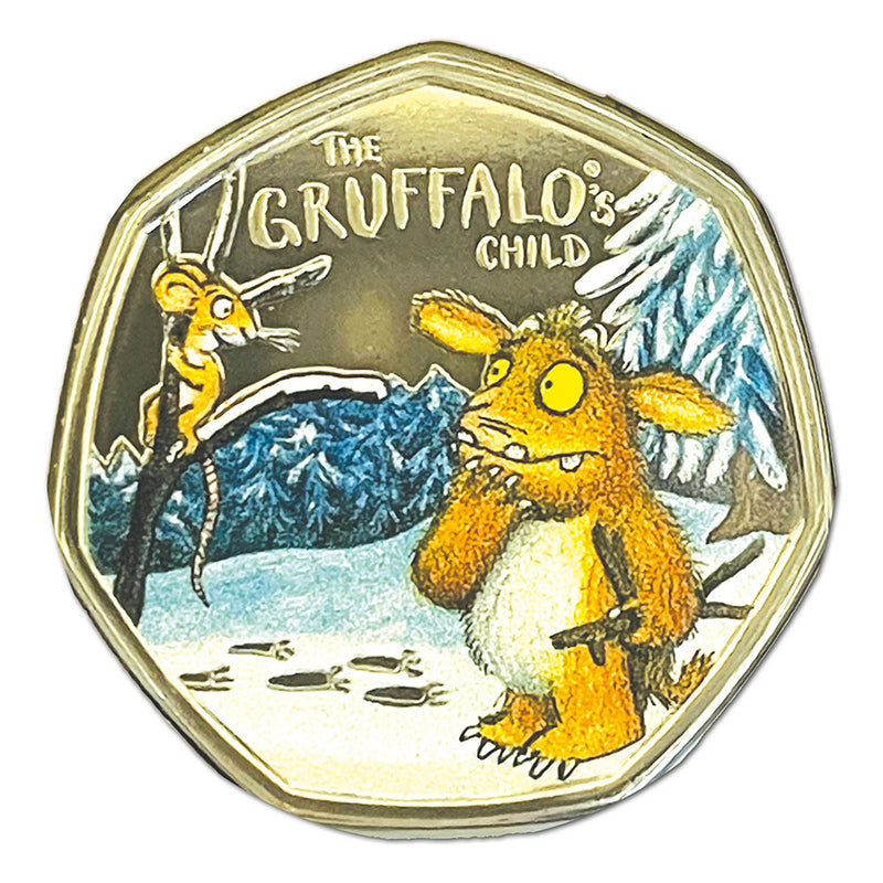 2024 The Gruffalo's Child Colourised 50p Coin