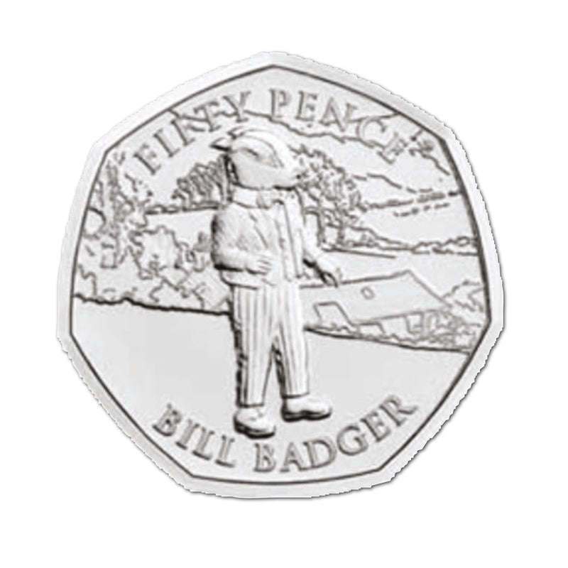 2020 IOM Bill Badger 50p coin_CBN953E