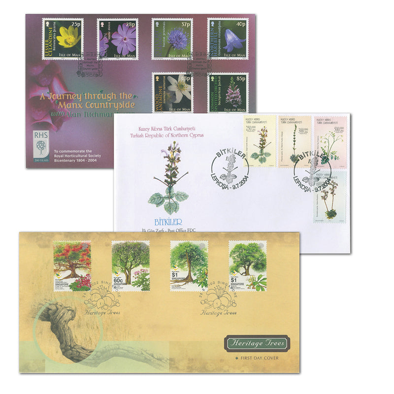 43 Assorted Flower First Day Covers_CLN2605