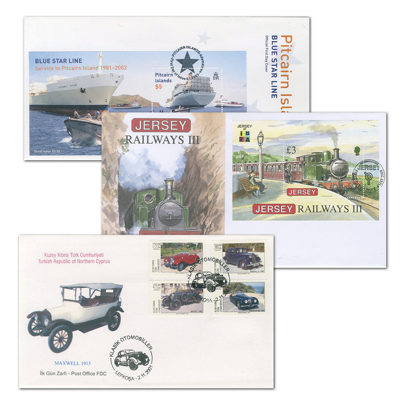 25 Assorted Transport FDCs_CLN2608