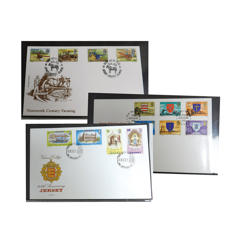 80 Jersey Philatelic Bureau FDCs