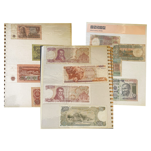 World Banknotes Collection in Album_CLN3070