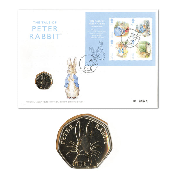 2016 Royal Mail Peter Rabbit Coin Cover_COIN084