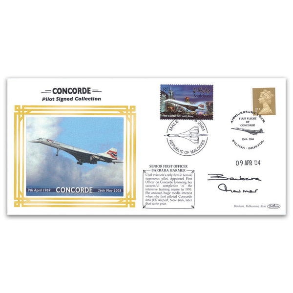 2004 Concorde Pilot Signed - Signed Barbara Harmer_COL11005S