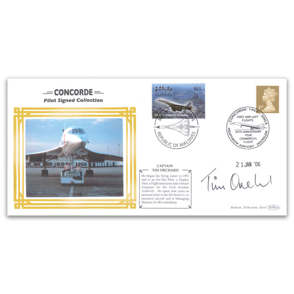 2006 Concorde Pilots - Signed Tim Orchard