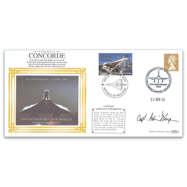 2008 Concorde Pilots - Signed Adrian Thompson