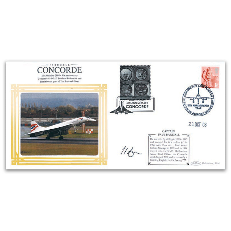 2008 Concorde Pilots - Signed Paul Bandall