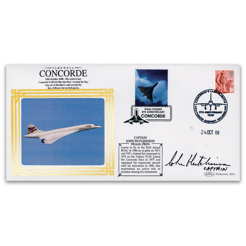 2008 Concorde Pilots - Signed John Hutchinson