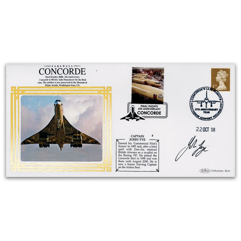 2008 Concorde Pilots - Signed John Tye