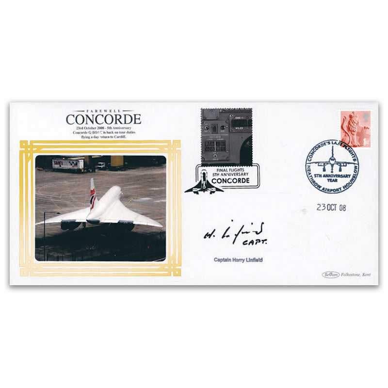 2008 Concorde Pilots - Signed Harry Linfield