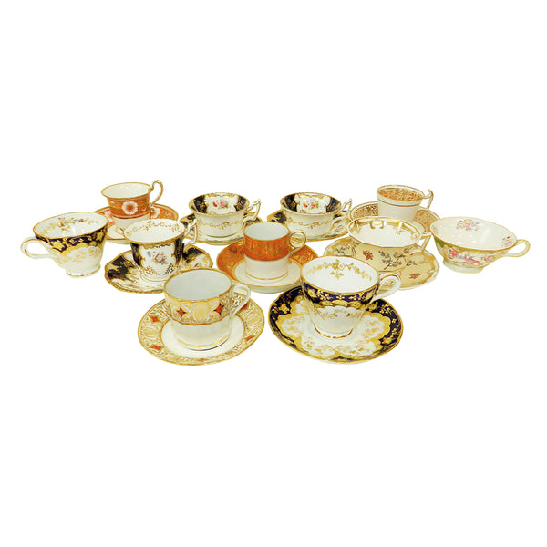 Collection of Antique Cups & Saucers_CXG1109