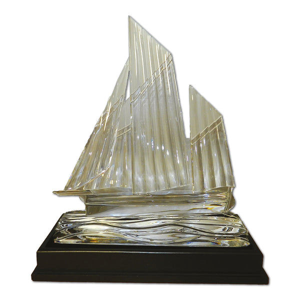 Waterford Crystal Yacht Sculpture_CXG1130