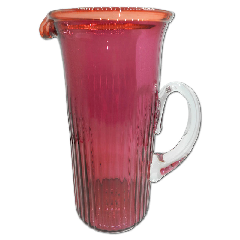 Bob Crooks Large Cranberry Venetian Jug