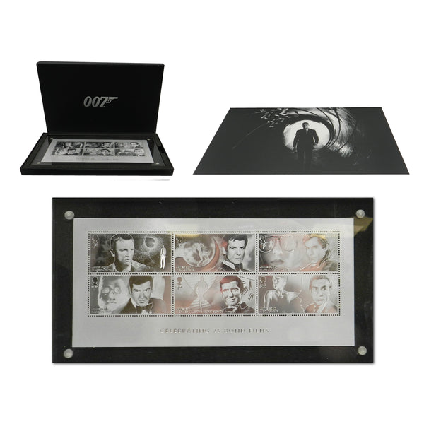 2020 James Bond Silver Stamp Sheet