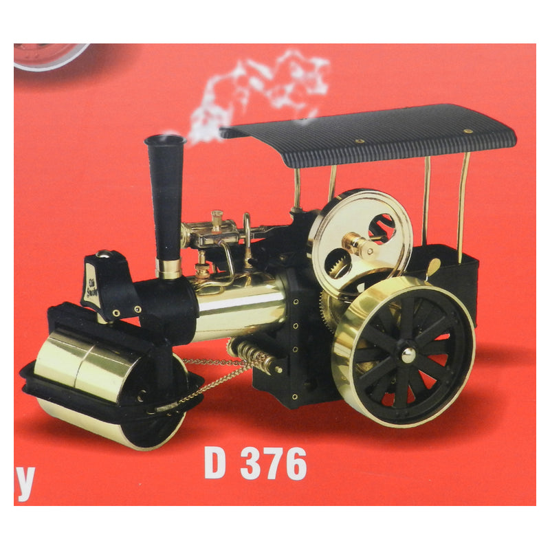 Wilesco D376 Live Steam Roller Black & Brass Kit