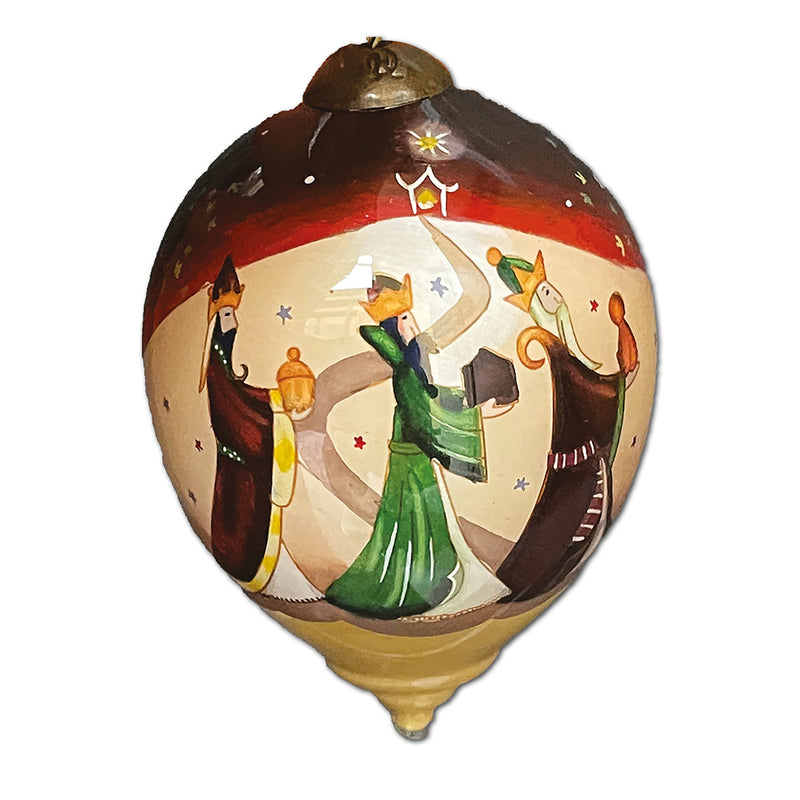 Ne'Qwa Art Glass Decoration - Three Wise Men 7221103