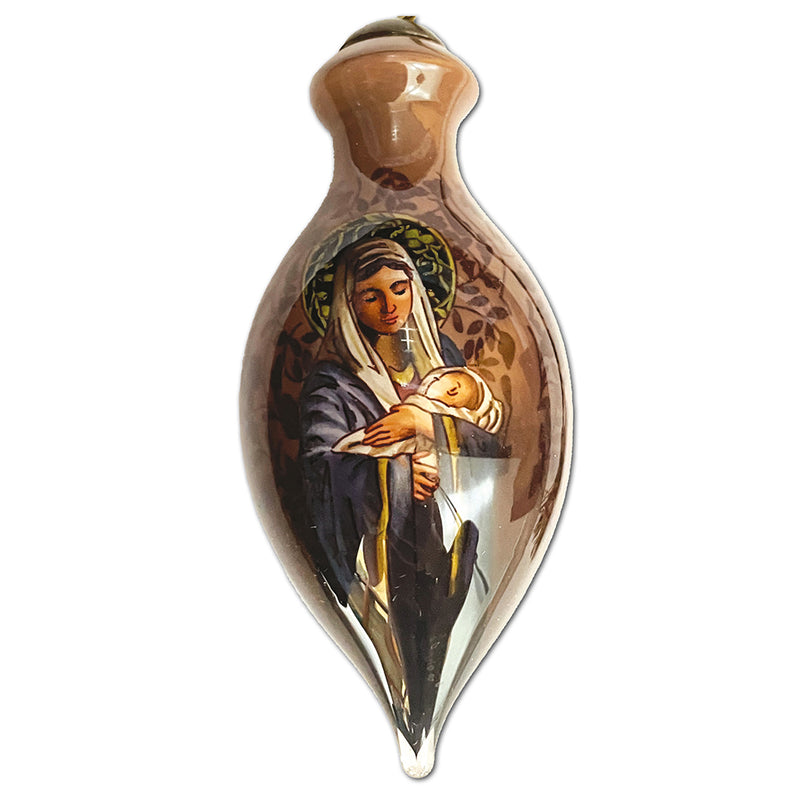 Ne'Qwa Art Glass Decoration - Madonna & Child 7221104