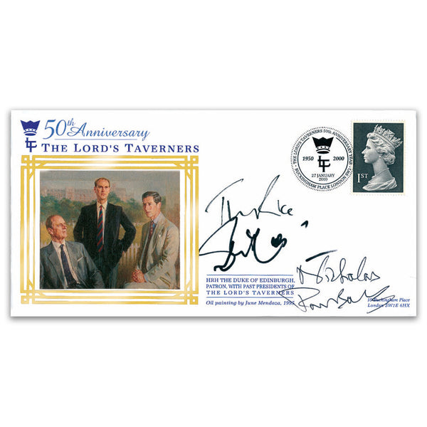 2000 Lord's Taverners Signed Sir John Mills, Tim Rice, Nicholas Parsons