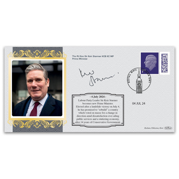 2024 Sir Keir Starmer Becomes Prime Minister Signed Sir Keir Starmer