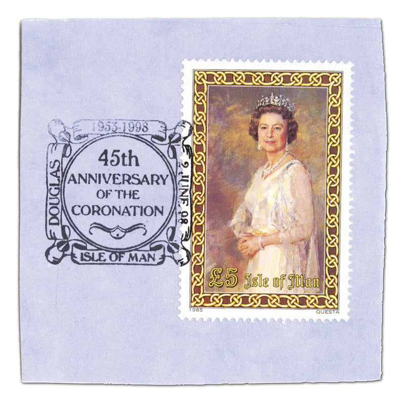 1998 Isle of Man - 45th Anniversary of Coronation £5 Stamp_PSM0095