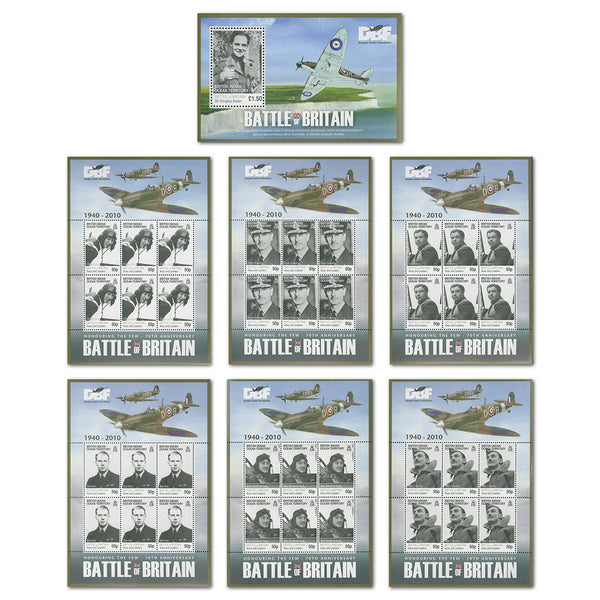 2019 B.I.O.T Battle of Britain Set of 6 Sheets_PSM1944