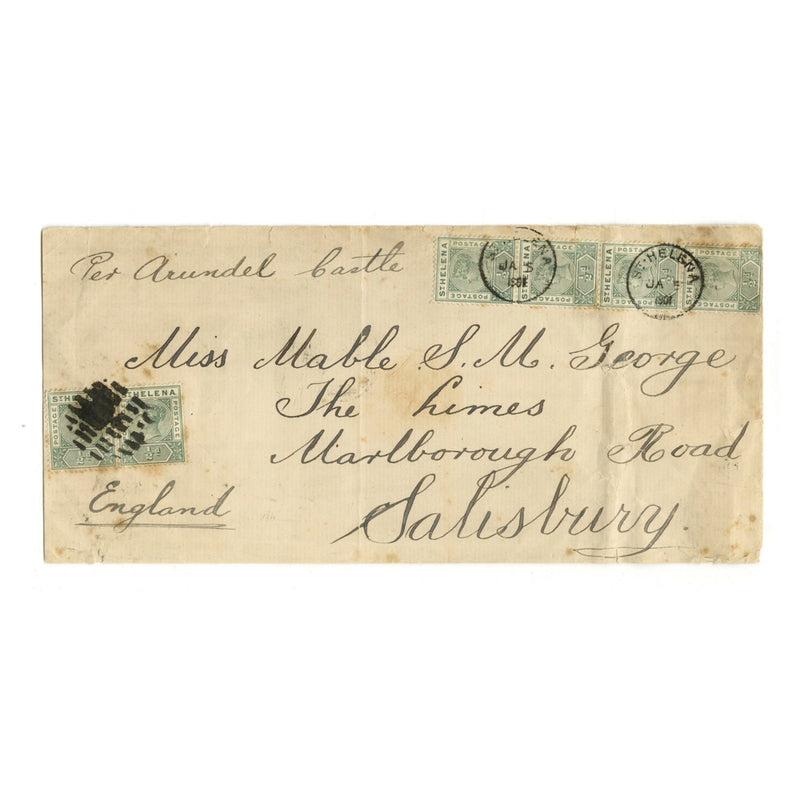 1901 St Helena 'Ion' Cover_RRSTHCV02