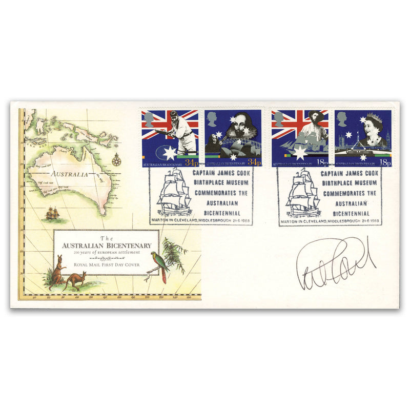 1988 Australian Bicentenary Signed by Graham Gooch_SIGS0247A