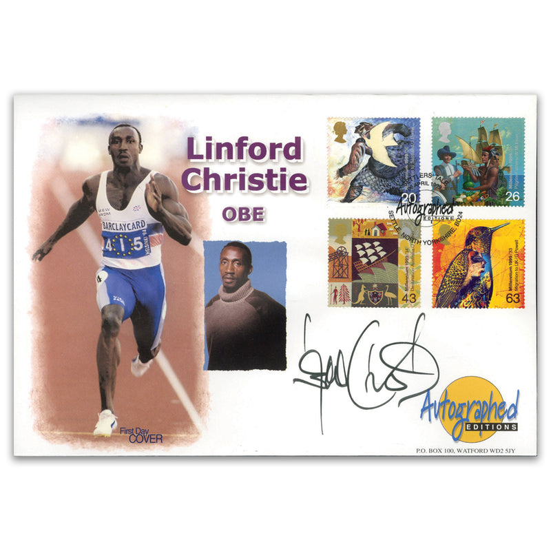 1999 Settlers' Tale - Autographed Editions - Signed by Linford Christie OBE_SIGS0267