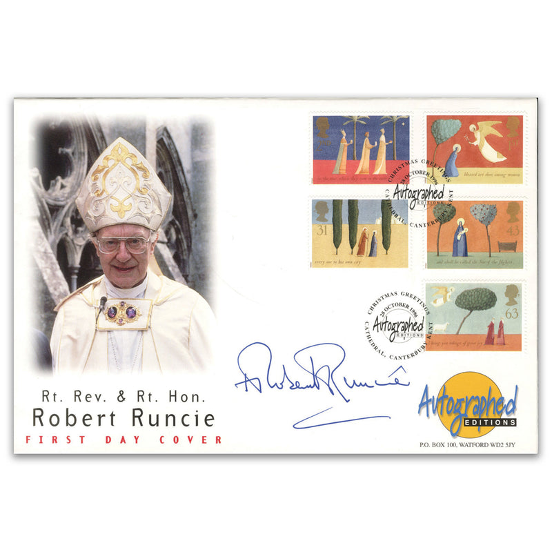 1996 Christmas Signed Robert Runcie_SIGX0063