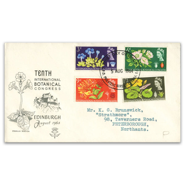 1964 Botanical (phos) GPO London Bureau H/s