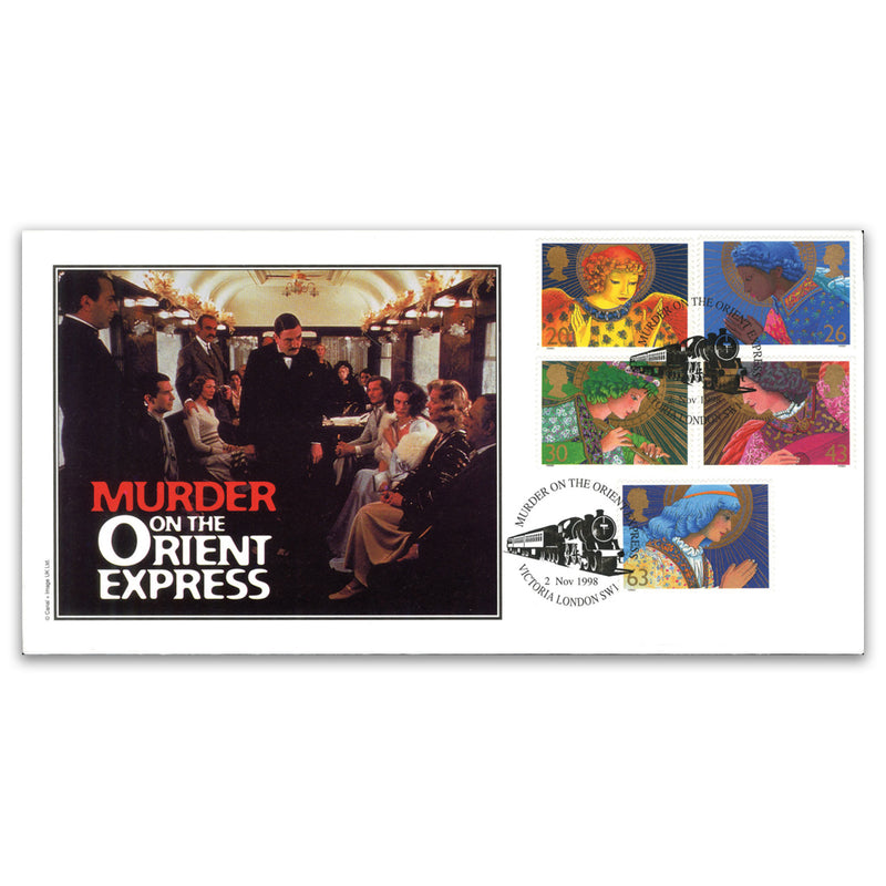 1998 Christmas - Cambridge Stamp Centre Official - Murder On The Orient Express H/s._TX9811H