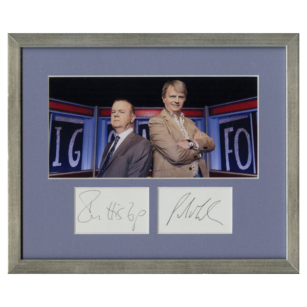 Ian Hislop & Paul Merton Autograph