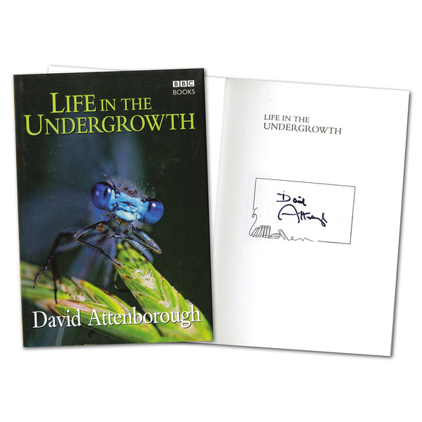 David Attenborough Signed Book 