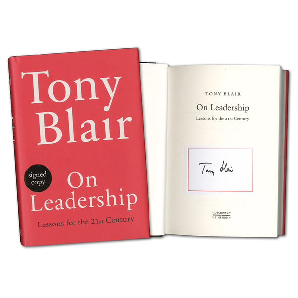 Tony Blair Signed Book 