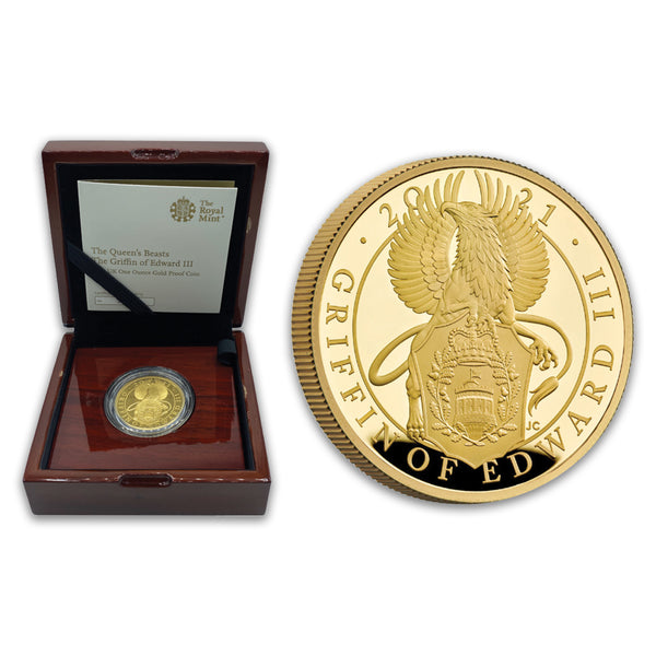 2021 The Griffin of Edward III 1oz Gold Proof Coin