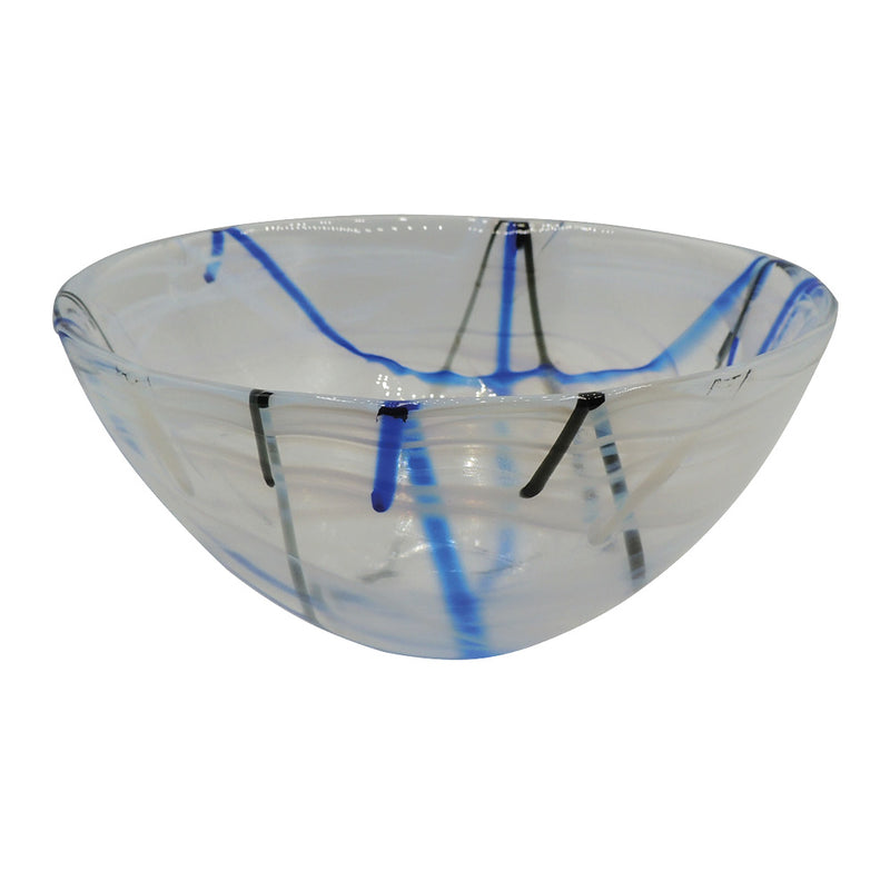 Kosta Boda Contrast White Bowl