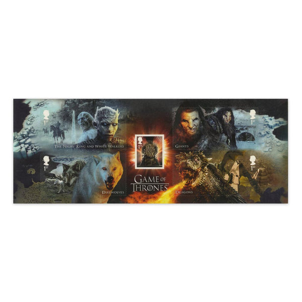 2018 Game of Thrones Miniature Sheet