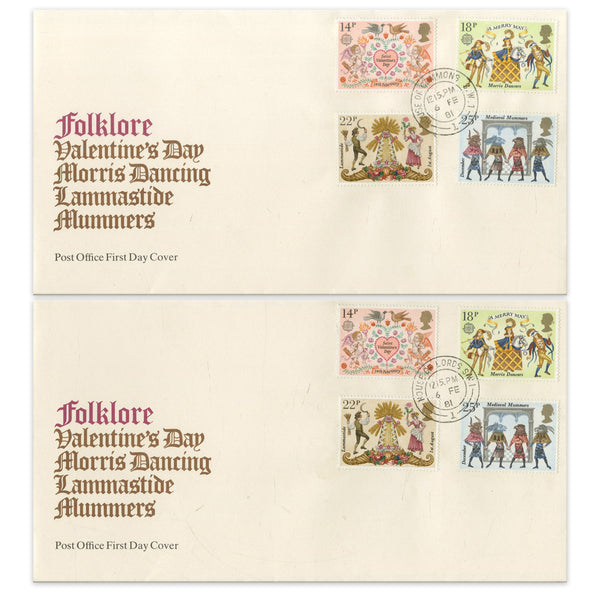 1981 Folklore - Lords and Commons CDS - Pair HCL8102